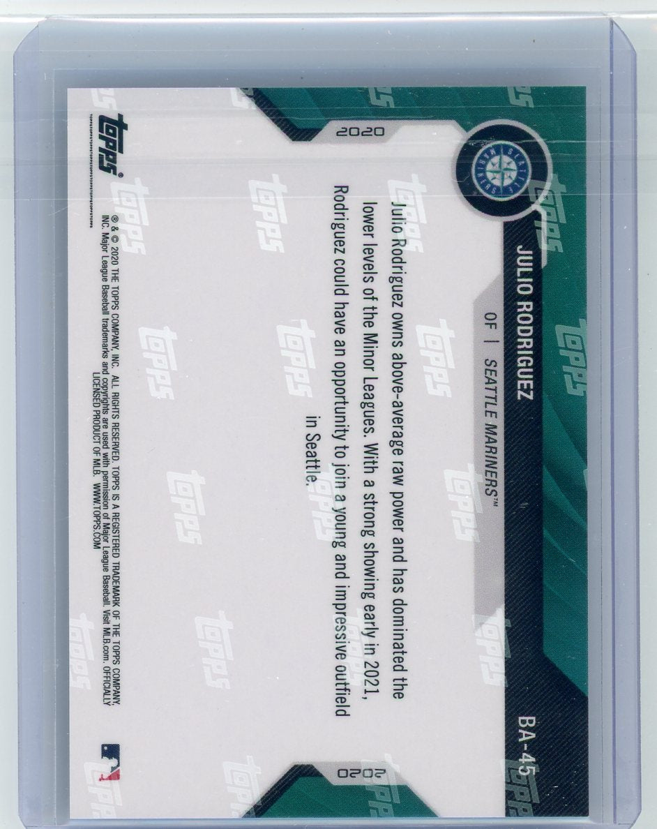Julio Rodriguez 2020 Topps NOW Bowman's Next #BA-45