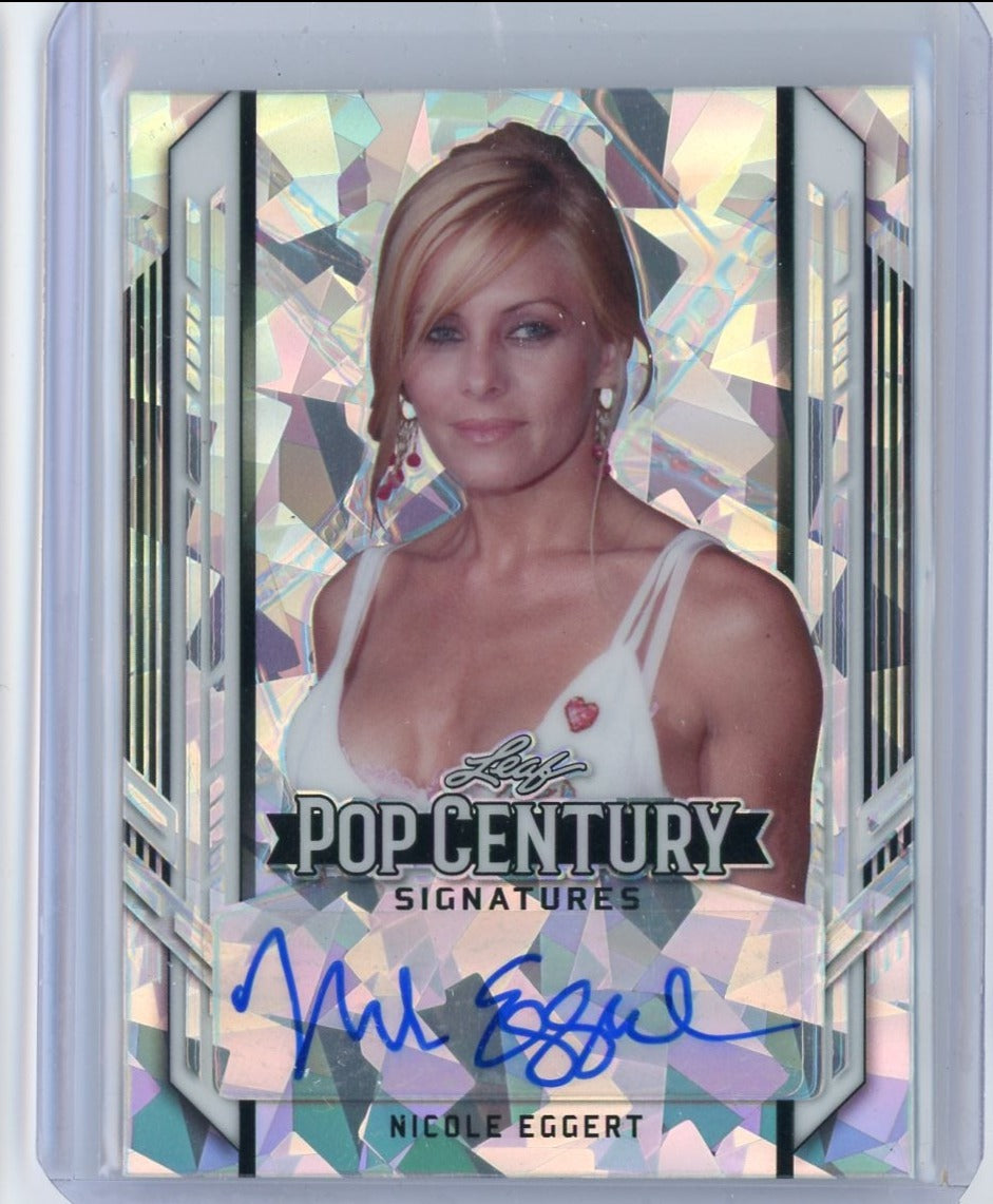 Nicole Eggert 2021 Leaf Pop Century signatures #'d 34/37