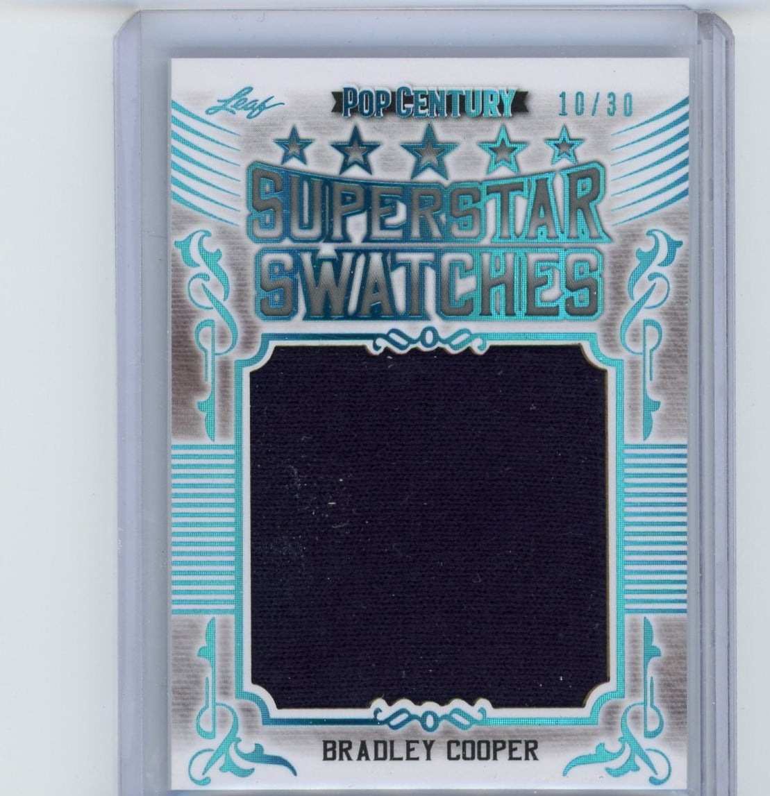 Bradley Cooper 2021 Leaf Pop Century Superstar Swatches #'d 10/30