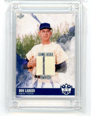 Don Larsen 2022 Jersey Fusion game-used swatch/jersey relic