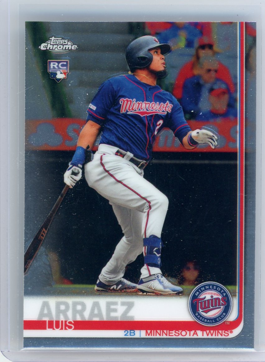 Luis Arraez 2019 Topps Chrome rookie card – Piece Of The Game