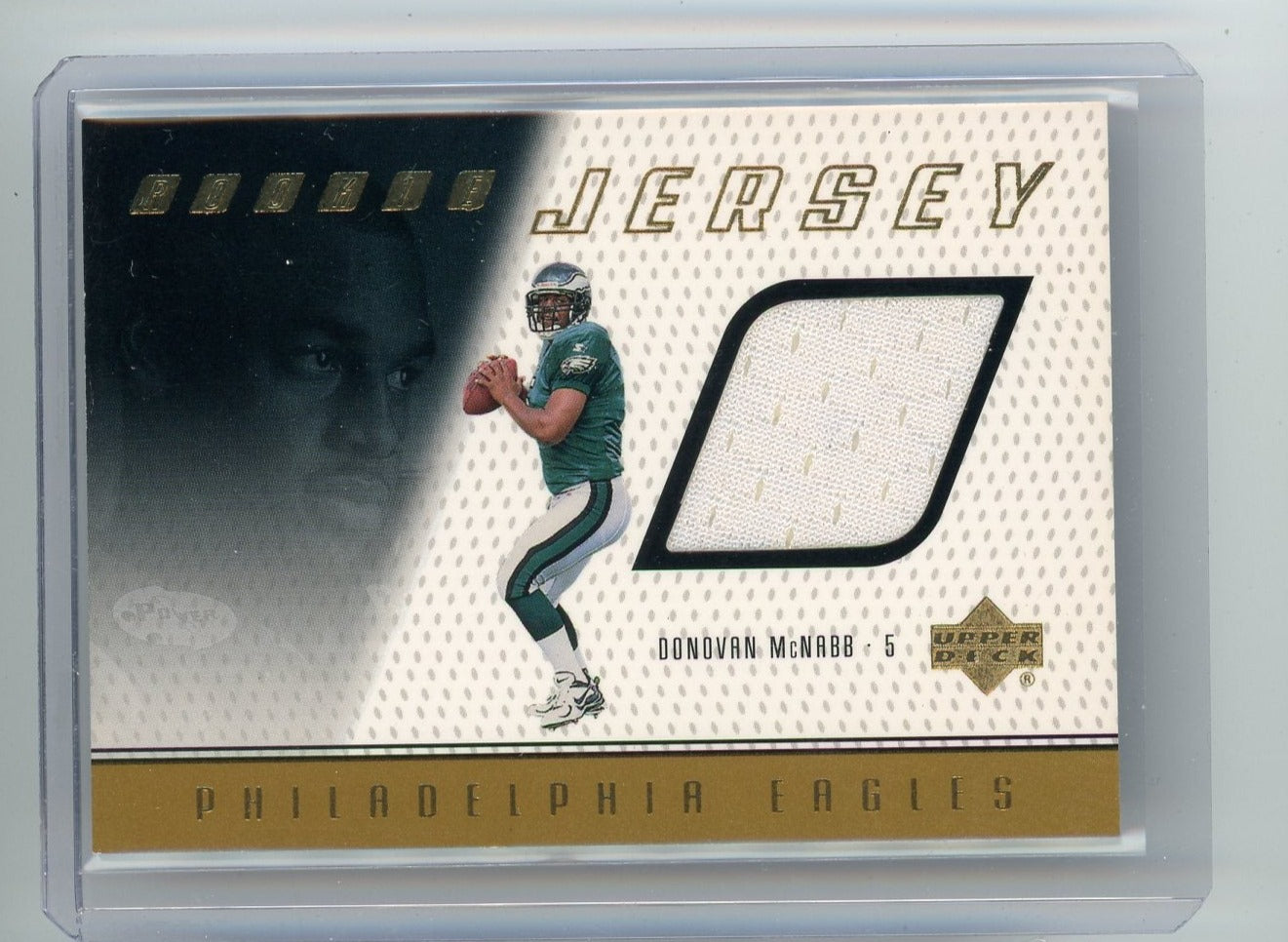 Donovan McNabb Game-Used Jersey Football Card –