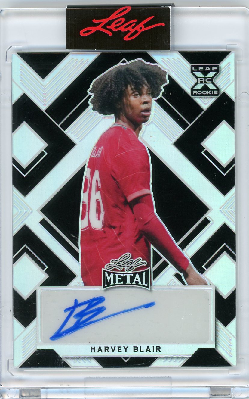 Harvey Blair 2022 Leaf Metal autograph rookie #'d 7/15
