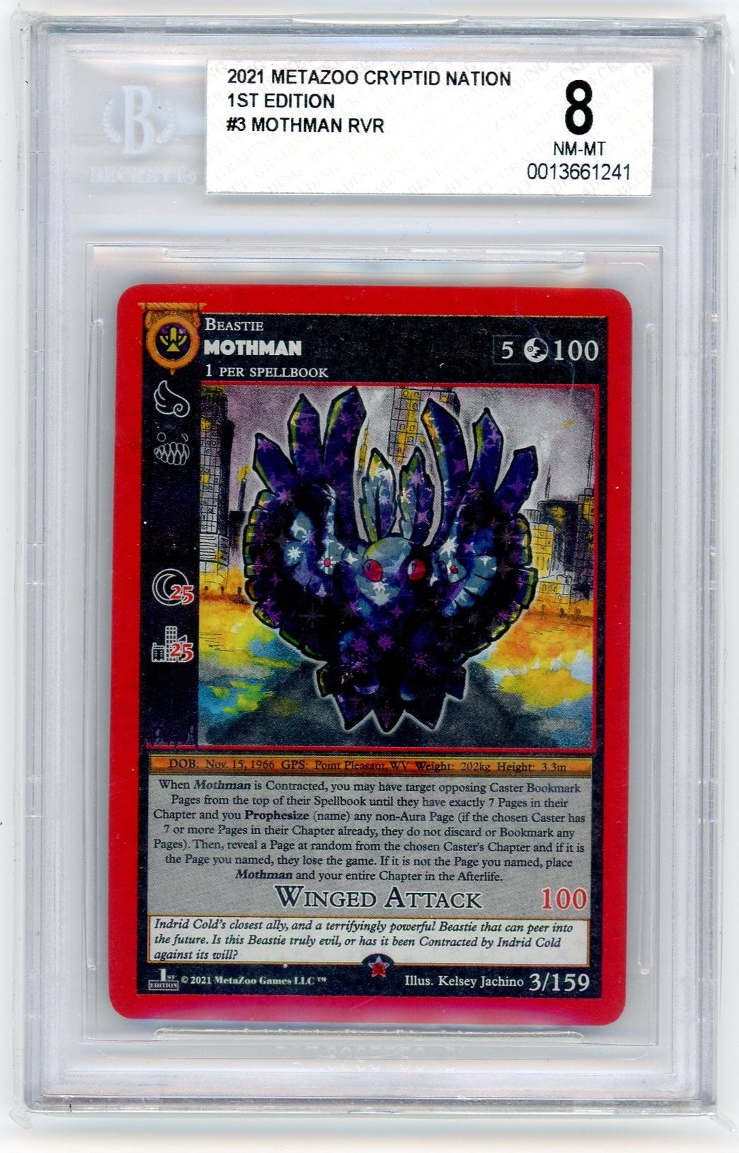 Mothman holo 1st edition PSA10 モスマン - トレーディングカード