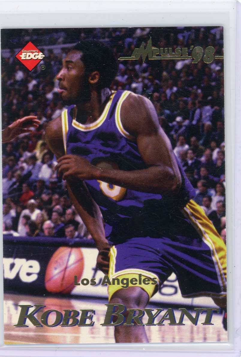 Kobe Bryant 1998 Impulse Collector's Edge with Al Harrington (gold Los Angeles text)
