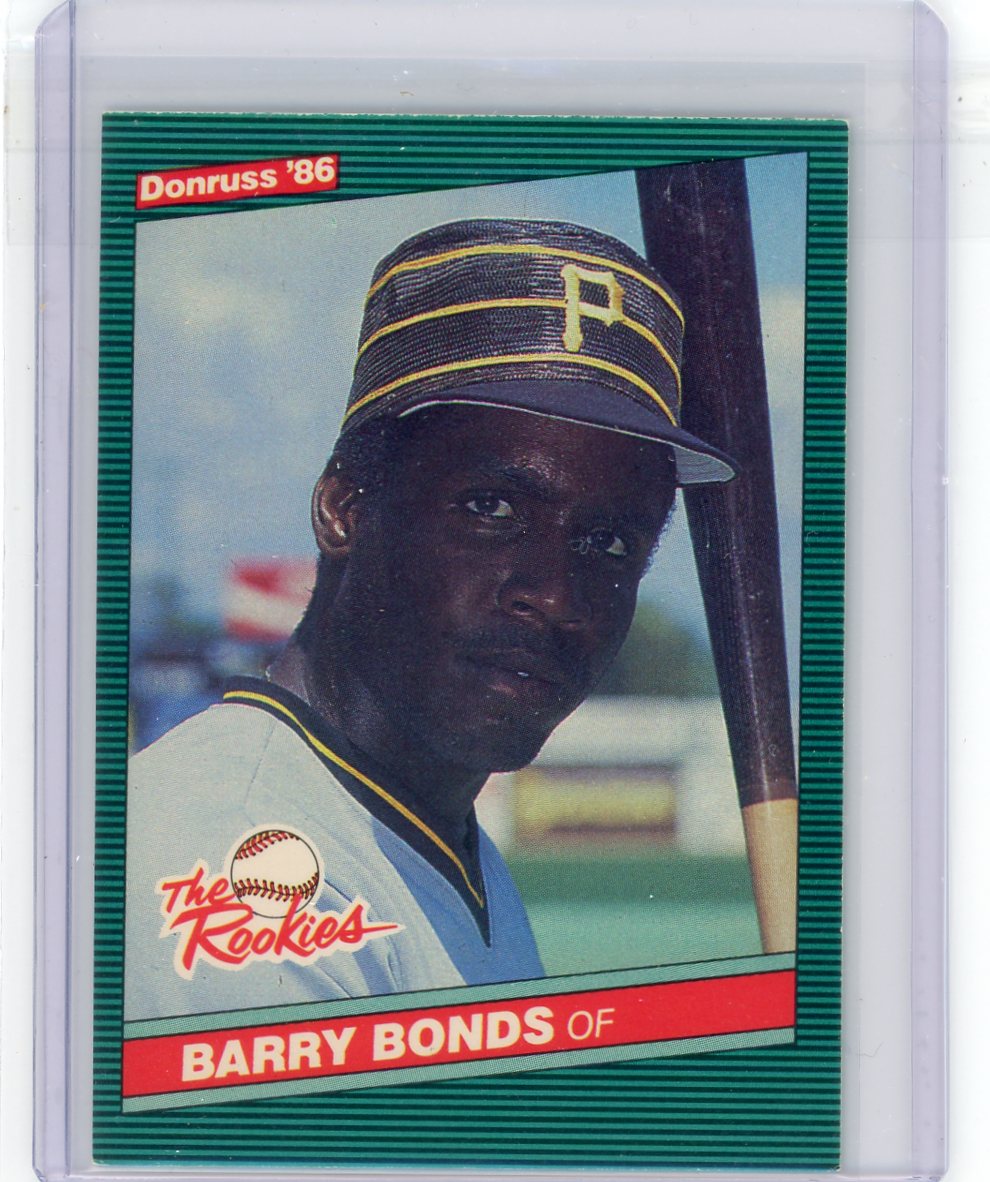 Barry Bonds 1986 Donruss The Rookies rookie card – Piece Of The Game