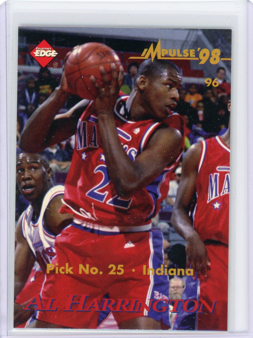 Kobe Bryant 1998 Impulse Collector's Edge with Al Harrington (gold Los Angeles text)