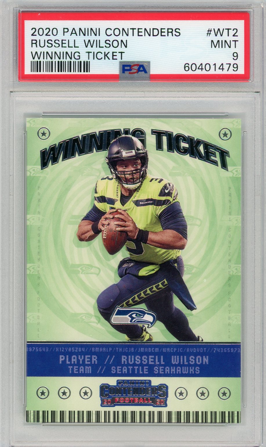 2021 Panini Contenders Patrick Mahomes II Winning Ticket Insert SP