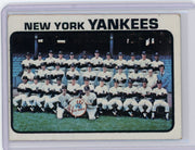 New York Yankees team card 1973 Topps #556