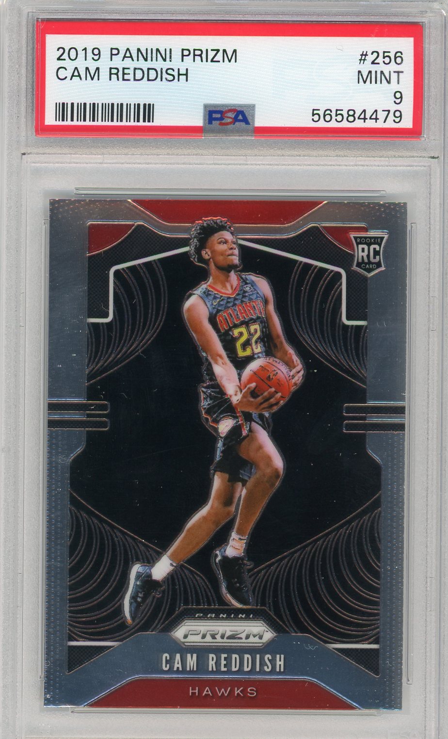 Cam Reddish 2019 Panini Prizm rookie card PSA 9