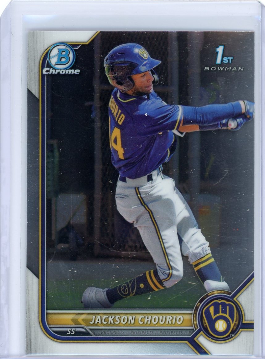 Jackson Chourio 2022 1st Bowman Chrome