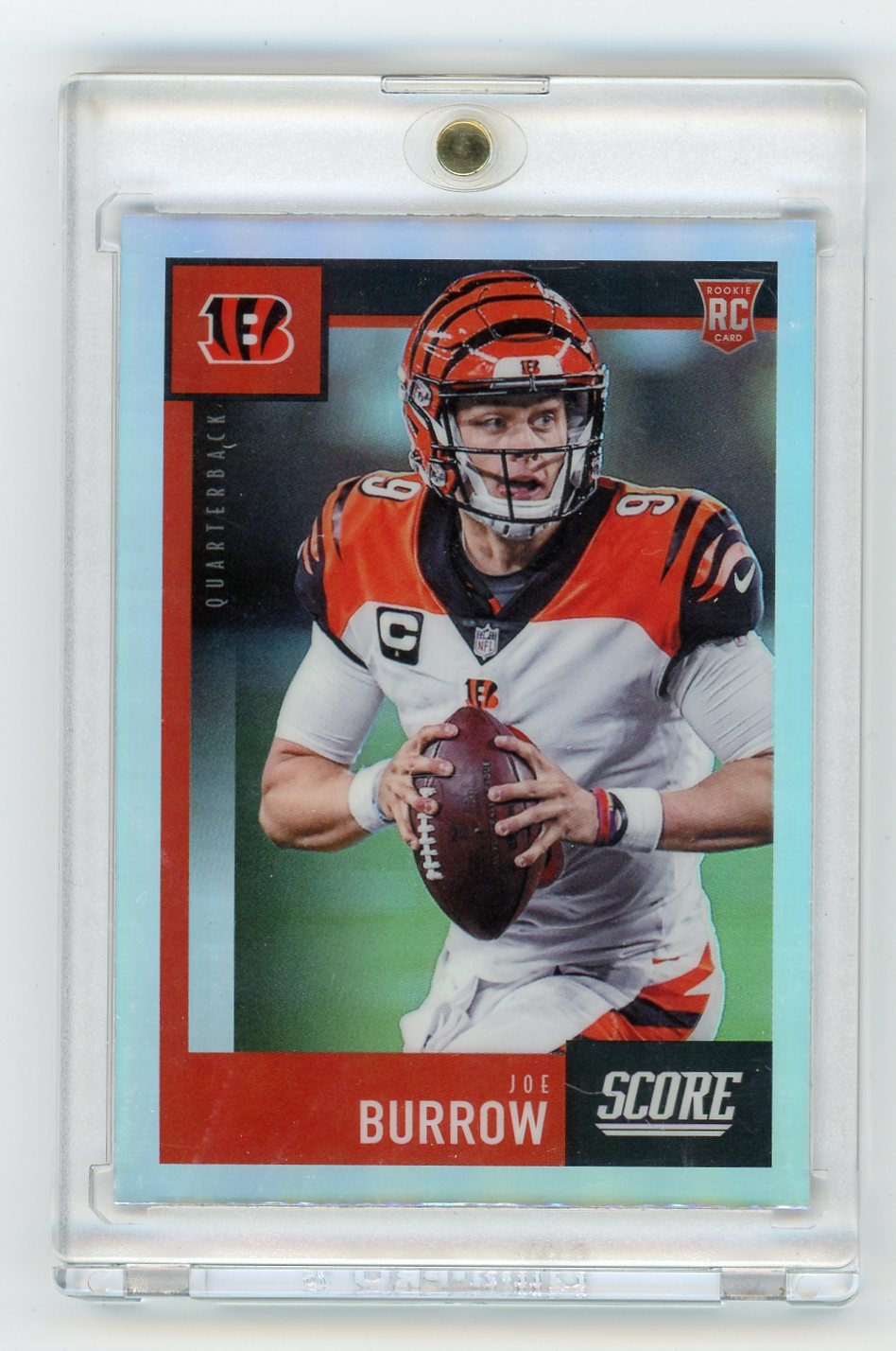 Joe Burrow 2020 Rookie Card NFL Panini Silver Prizm Rookie -   in 2023