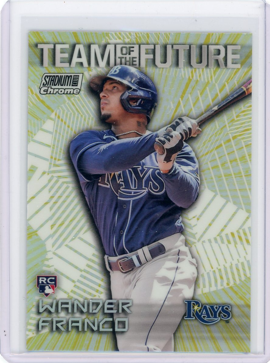 Wander Franco 2022 Topps Stadium Club Chrome Team of the Future rookie card