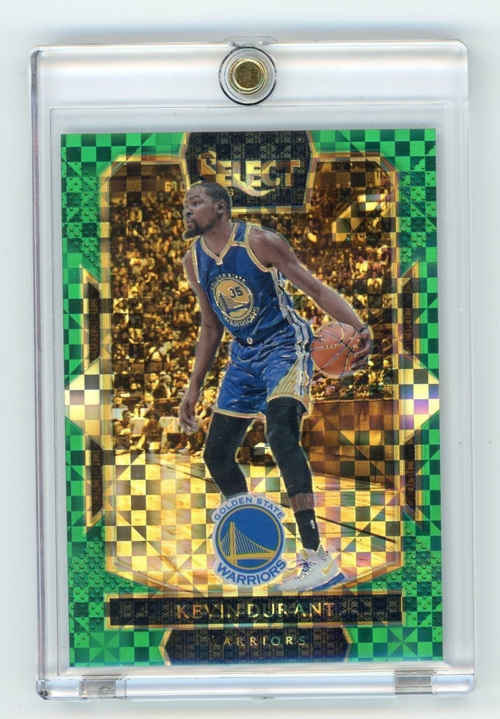 Kevin Durant 2016-17 Panini Select Green Prizm Courtside /5