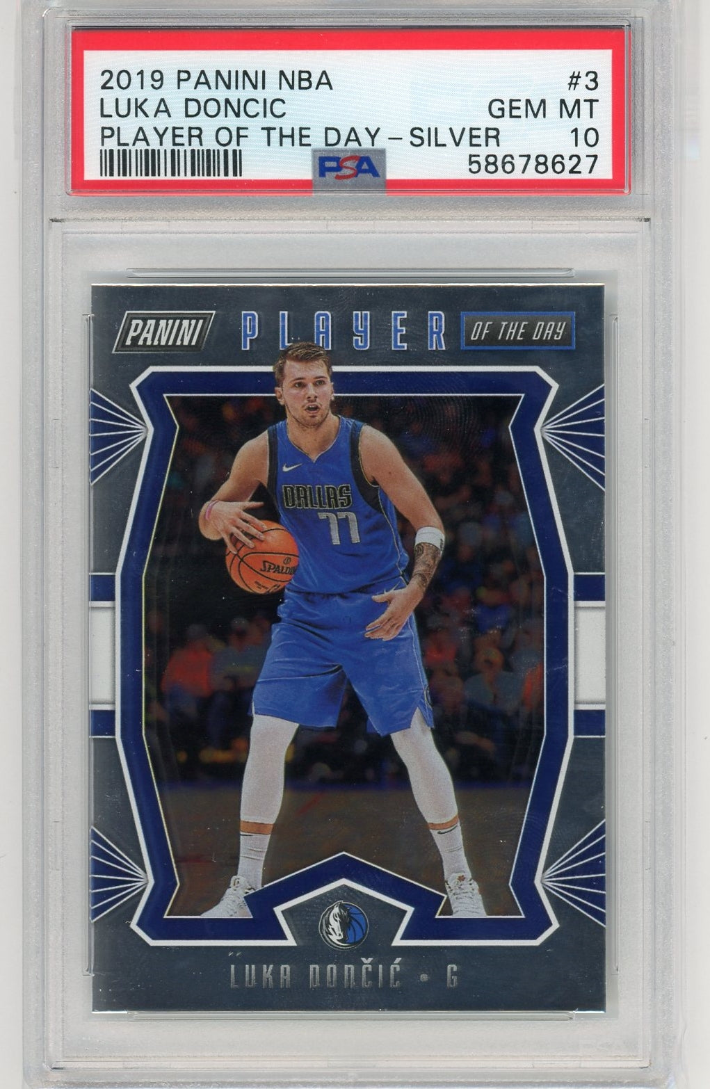 Luka Doncic 2019 Panini Player Of The Day Silver PSA 10 – Piece Of