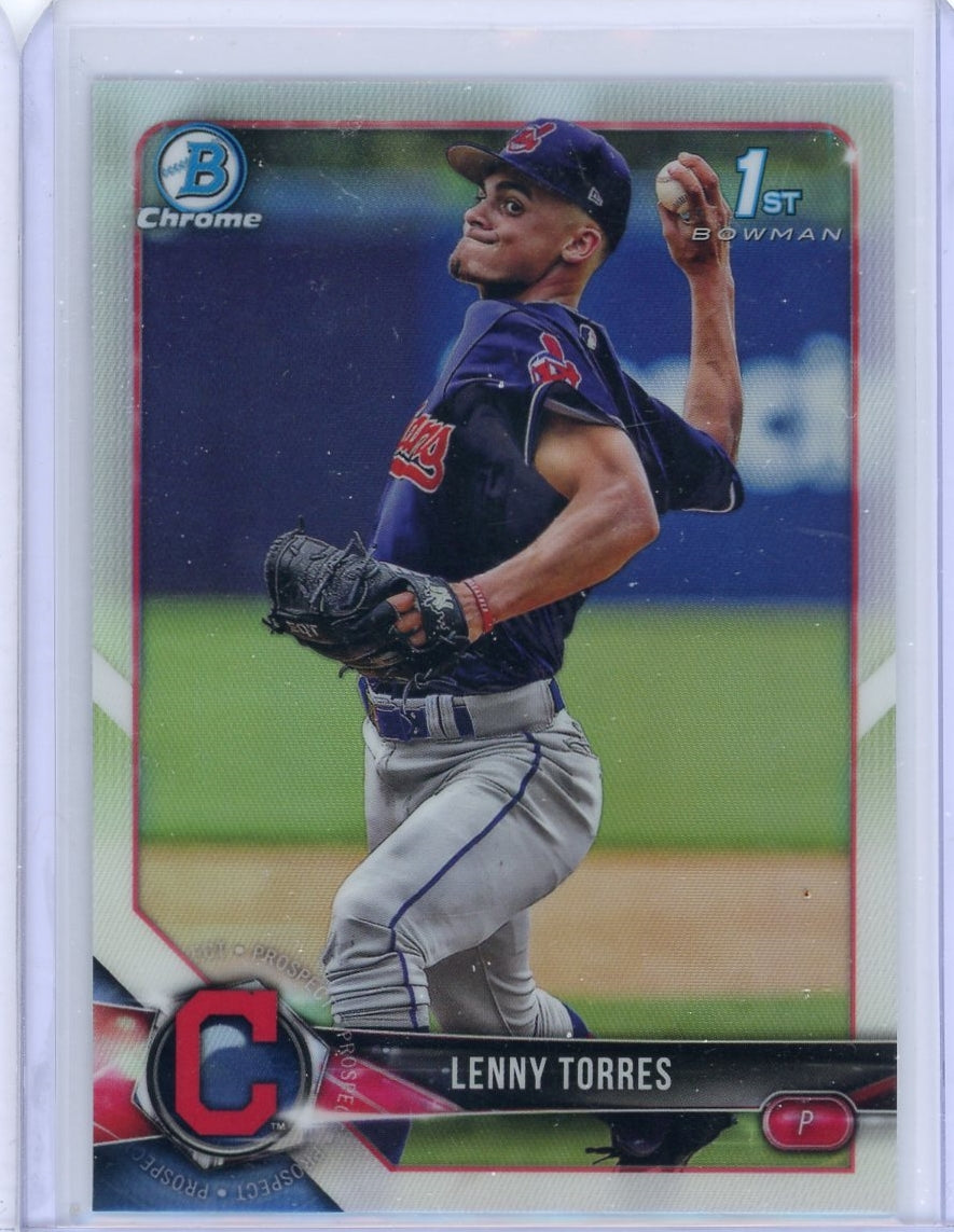 Lenny Torres 2018 1st Bowman Chrome refractor BDC-8