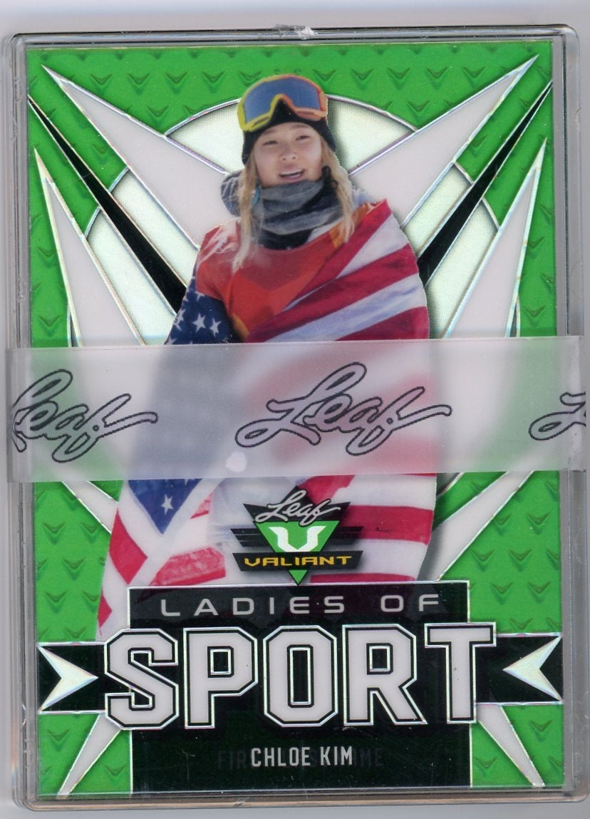 20201 Leaf Valiant Ladies of Sport 6 Card Set Green