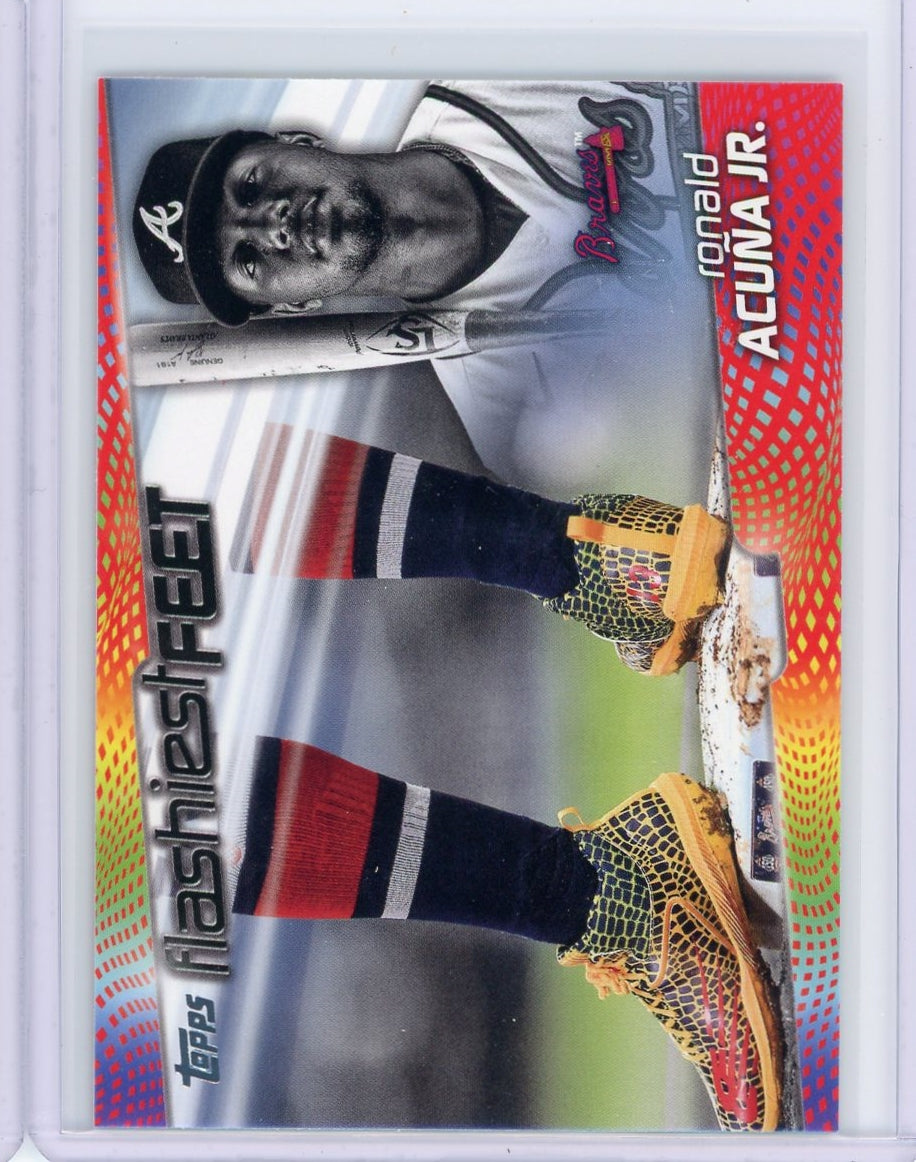 Ronald Acuna Jr. 2022 Topps Series 1 Flashiest Feet – Piece Of The