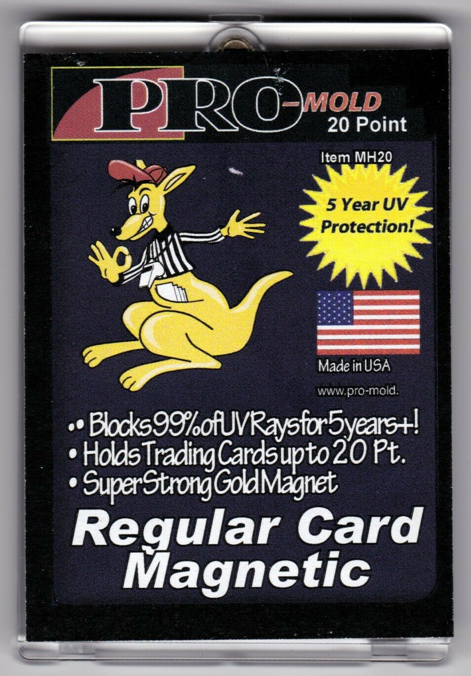Card Storage And Display Box Of 25 Pro-Mold MH20S Magnetic - 20-Point With Soft Penny Sleeves Card Holders Card Storage And Display Box Of 25 Pro-Mold MH20S Magnetic - 20-Point With Soft Penny Sleeves Card Holders