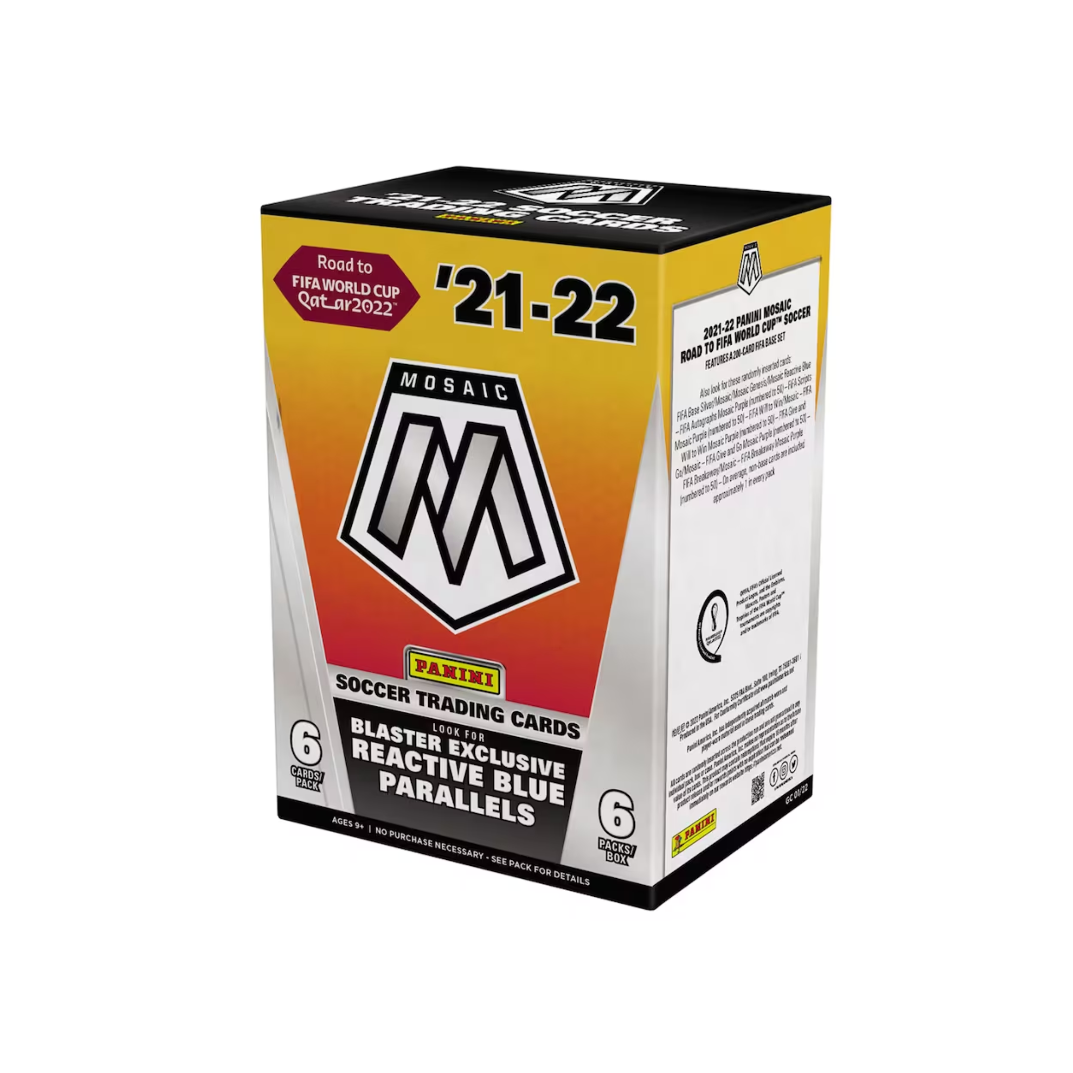 2021-22 Panini Mosaic Soccer Road to the World Cup Blaster Fanatics Exclusive