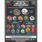 2021 Tri-Star Mini Football Helmet Platinum
