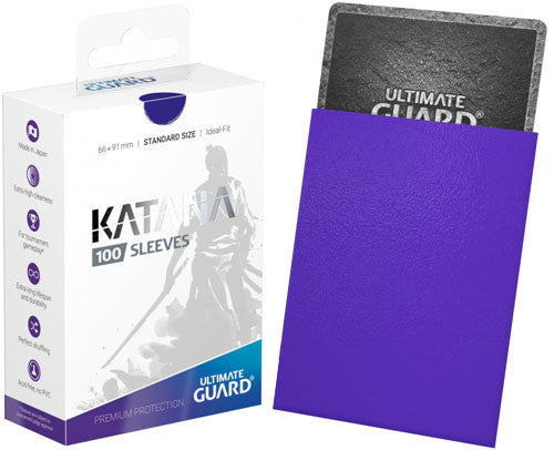 Ultimate Guard blue Katana sleeves (standard size) 100 count