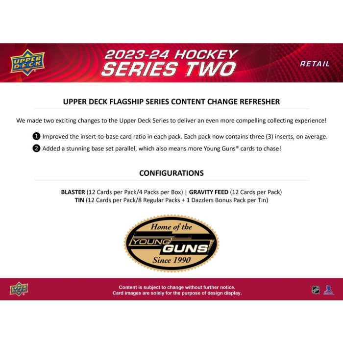 2023-24 Upper Deck Series 2 Hockey Blaster Box