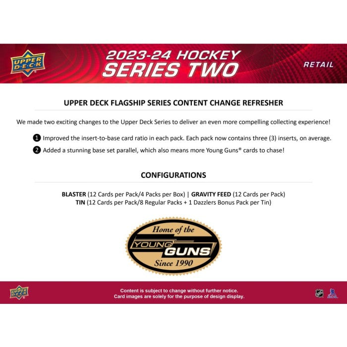2023-24 Upper Deck Series 2 Hockey Blaster 20 Box Case