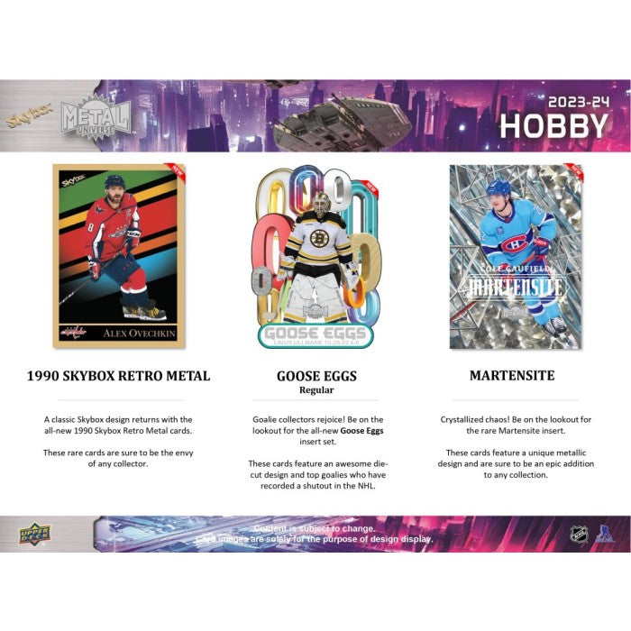 2023-24 Upper Deck Skybox Metal Universe Hockey Hobby Box [Contact Us To Order]