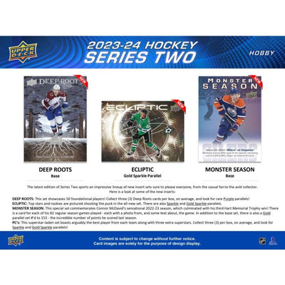 2023-24 Upper Deck Series 2 Hockey Hobby Box [Contact Us To Order]