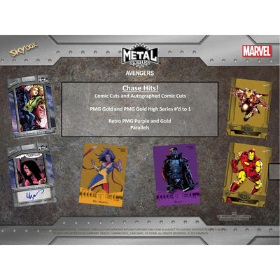 2024 Upper Deck Marvel Avengers Metal Universe Hobby 12 Box Case [Contact Us To Order]