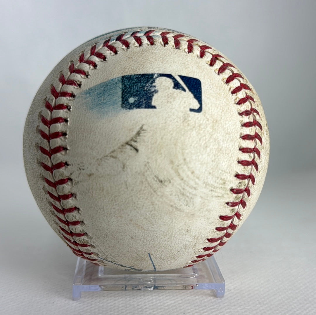 Fernando Tatis Jr. Autographed MLB Game Used Single Career Hit 80 RBI 38 39 07/21/19