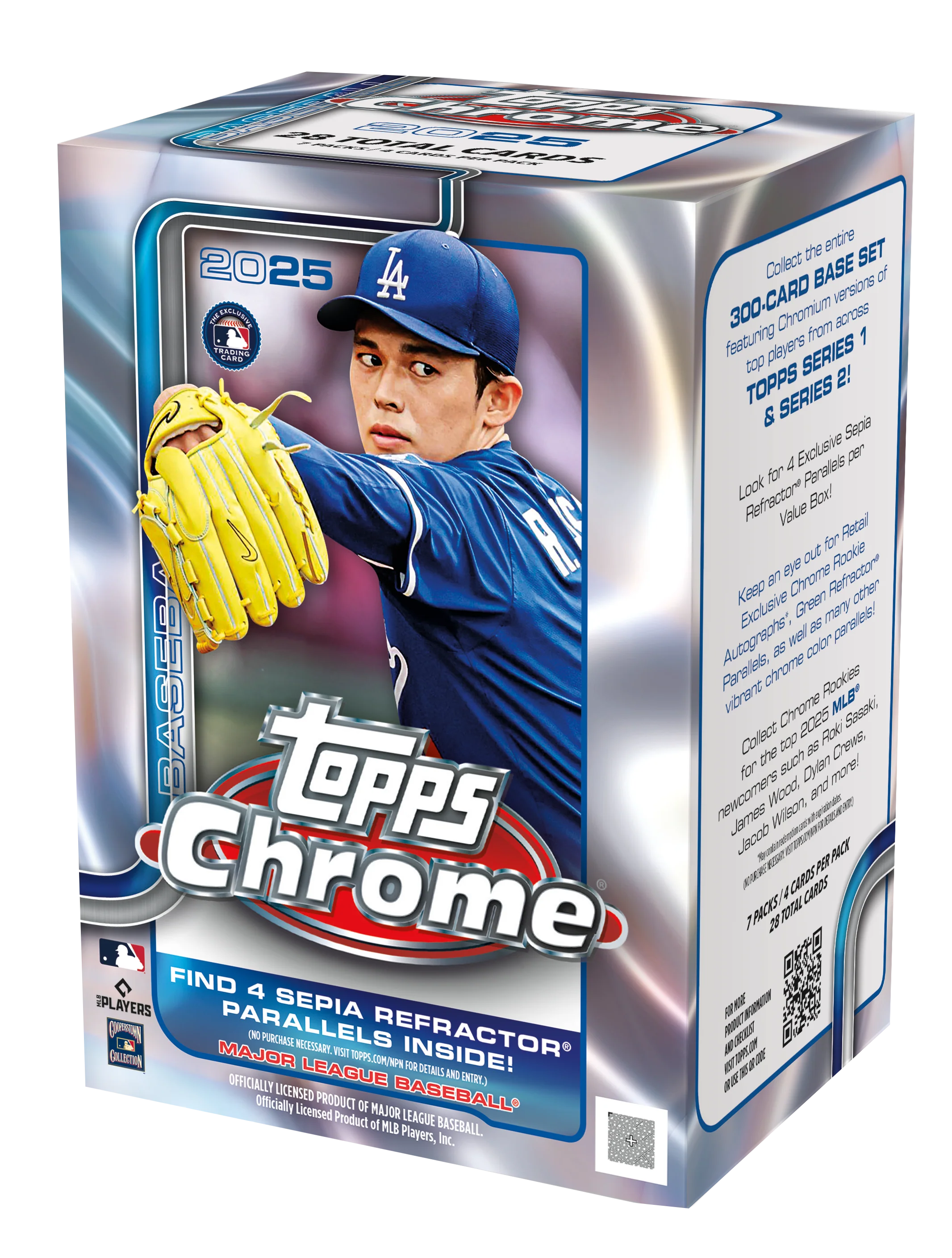 2025 Topps Chrome Baseball Blaster 40 Box Case