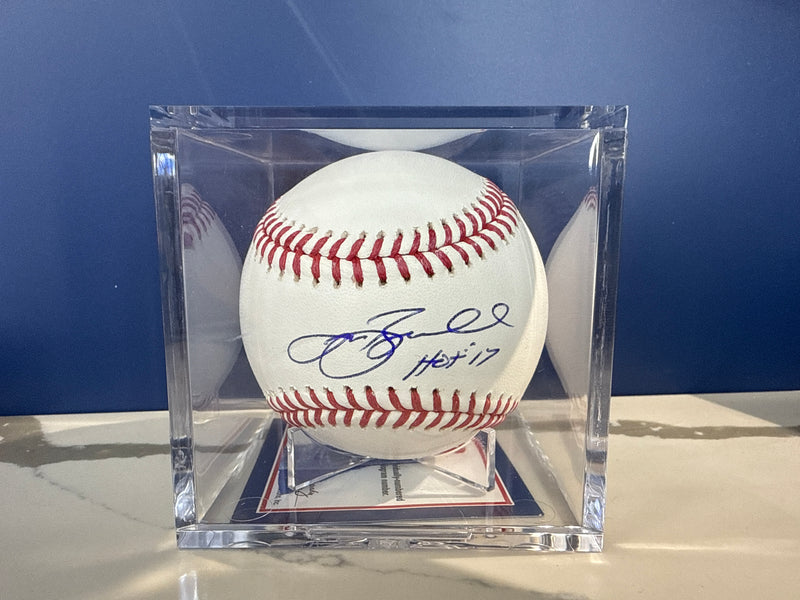 Jeff Bagwell autograph baseball HOF &