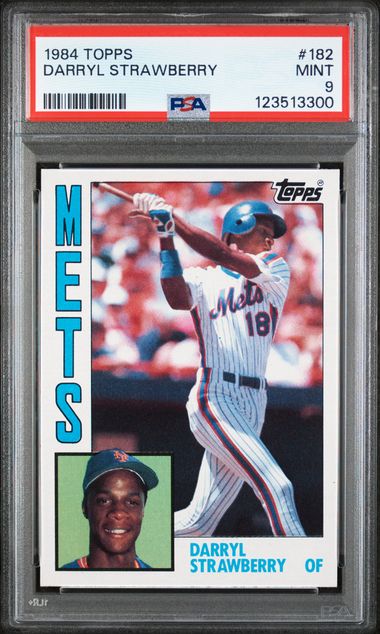Darryl Strawberry 1984 Topps #182 PSA 9