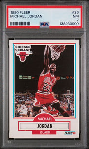 Michael Jordan 1990 Fleer PSA 7