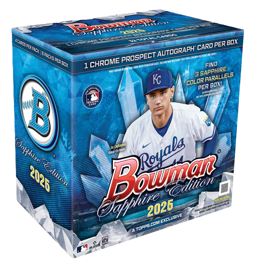 2025 Bowman Baseball Sapphire Edition 10 Box Case