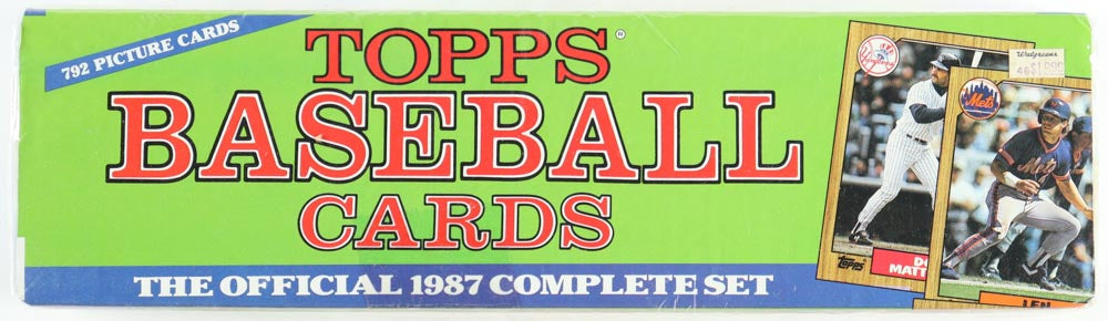 1987 Topps Baseball Complete Set