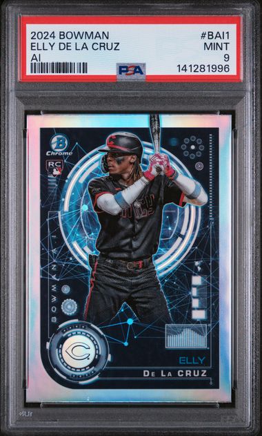 Elly De La Cruz 2024 Bowman AI RC PSA 9
