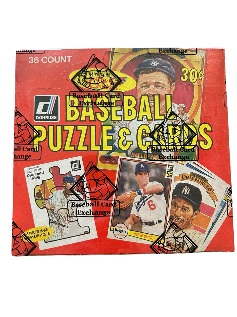 1982 Donruss Baseball Wax Box (BBCE Wrapped)