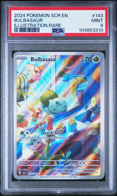 Bulbasaur 2024 Pokemon Stellar Crown Illustration rare holo 