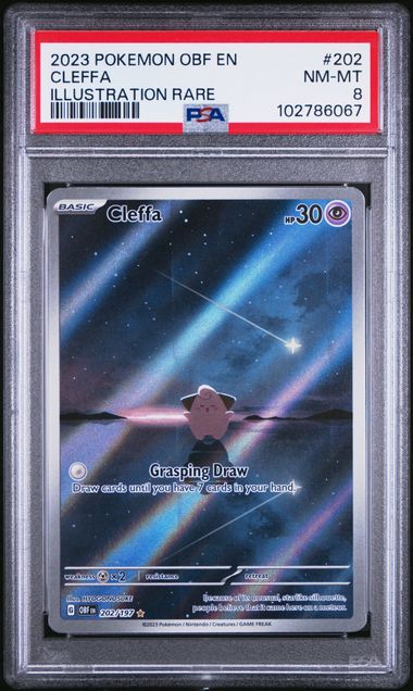 Cleffa Pokemon Obsidian Flames Illustration Rare 