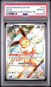 Eevee Pokémon Black Star Promo SVP #173 PSA 10
