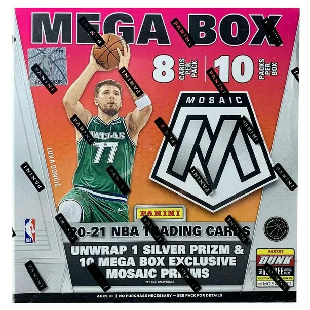 2020-21 Panini Mosaic NBA Mega Box (Wal-Mart)