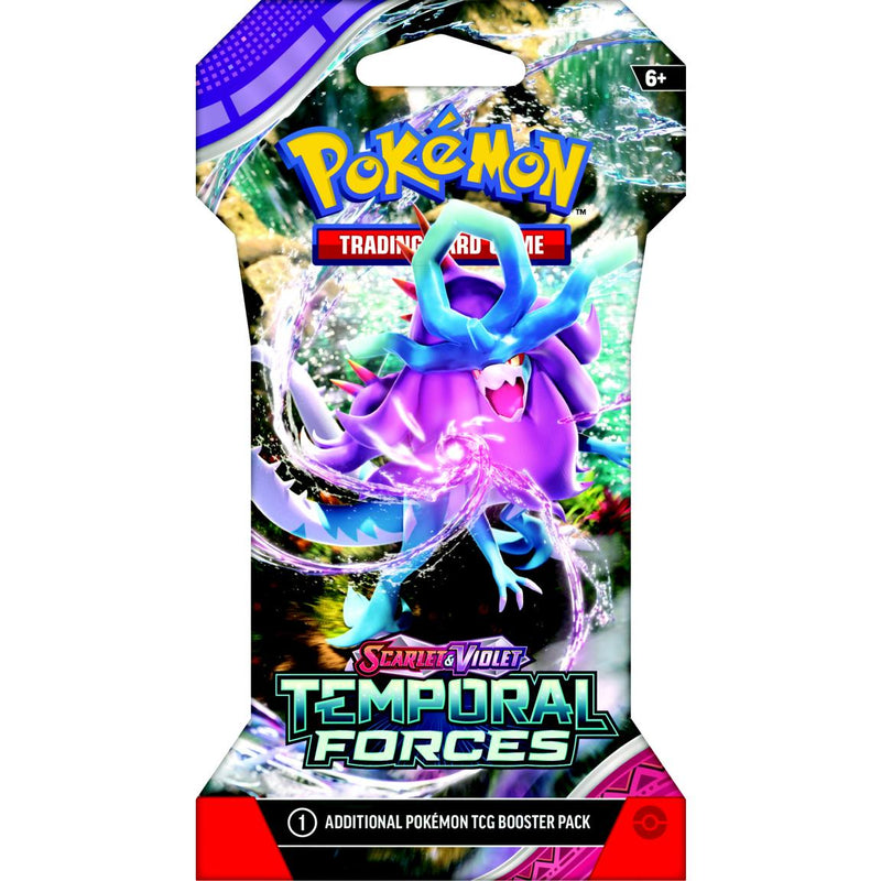 Pokemon Scarlet & Violet Temporal Forces Sleeved Booster Pack 144 Pack Case