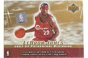 2003 Upper Deck Lebron James Phenomenal Beginnings Factory Sealed Rookie Set