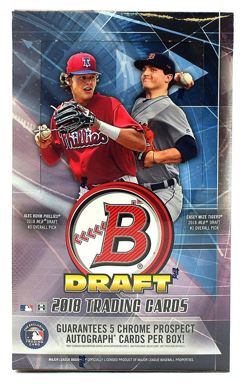 2018 Bowman Draft Baseball Super Jumbo Box