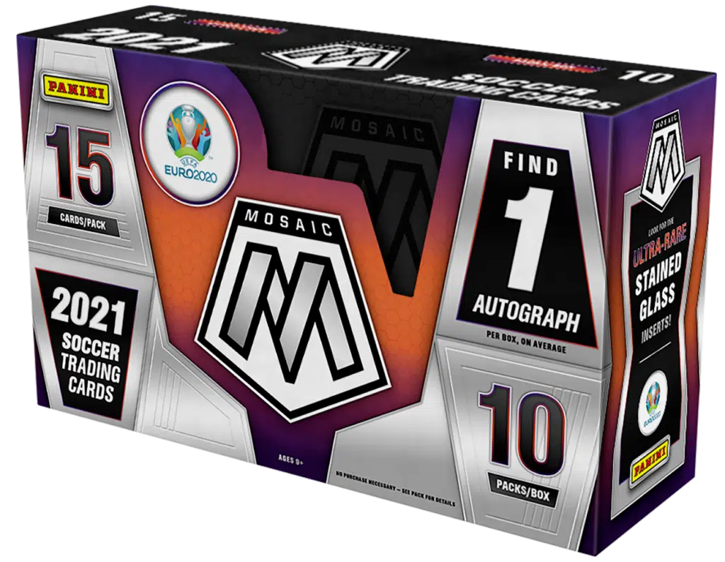 2020-21 Panini Mosaic UEFA Euro Soccer Hobby Box