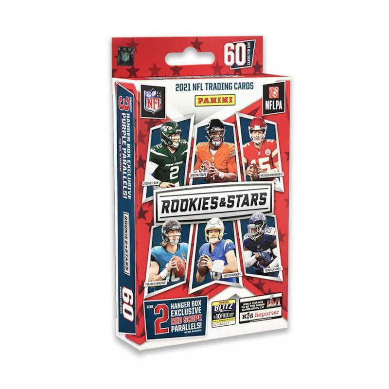 2021 Panini Rookies & Stars Football 60-Card Hanger Box (Red Scope)