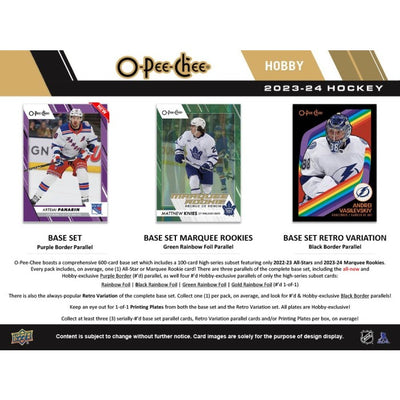 2023-24 O-Pee-Chee Hockey Hobby 16 Box Case [Contact Us To Order]